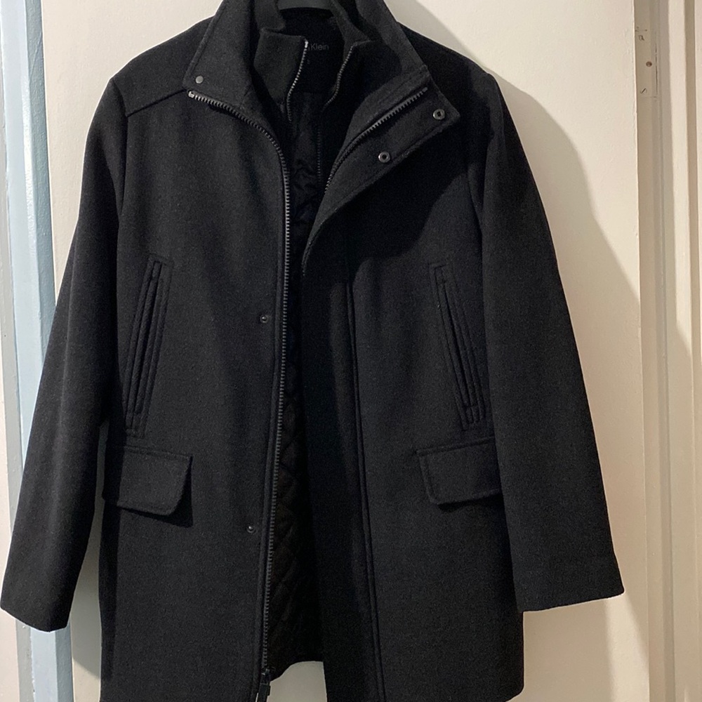 Calvin Klein mens heavy jacket size S like new only used it once
